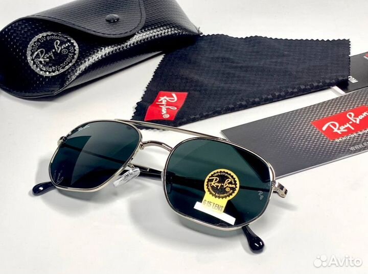 Очки Ray Ban Aviator хром