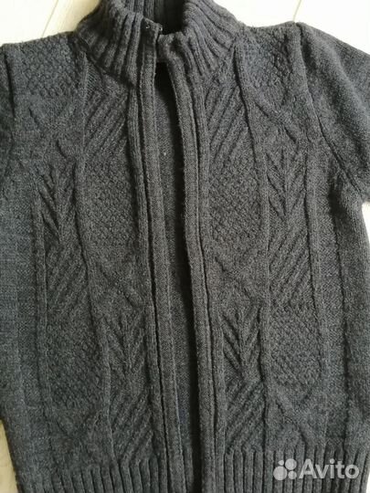 Кофта на мальчика тёплая р. 128-130