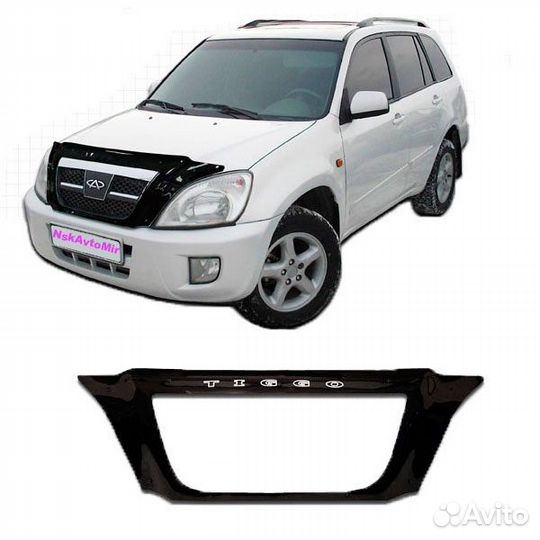 Дефлектор капота chery tiggo