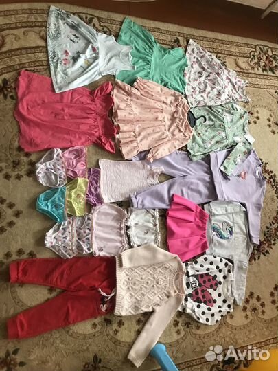 Вещи пакетом для девочки 98-104