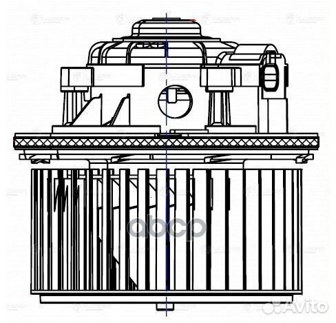 Э/вентилятор отоп. для а/м Chevrolet Tahoe