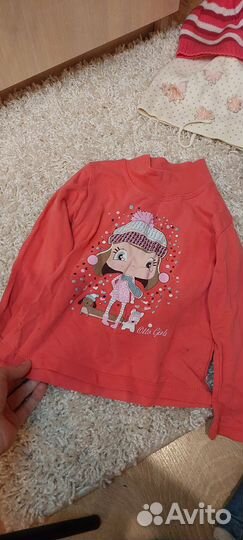 Вещи пакетом на девочку 4-5 лет 110 рост тёплые