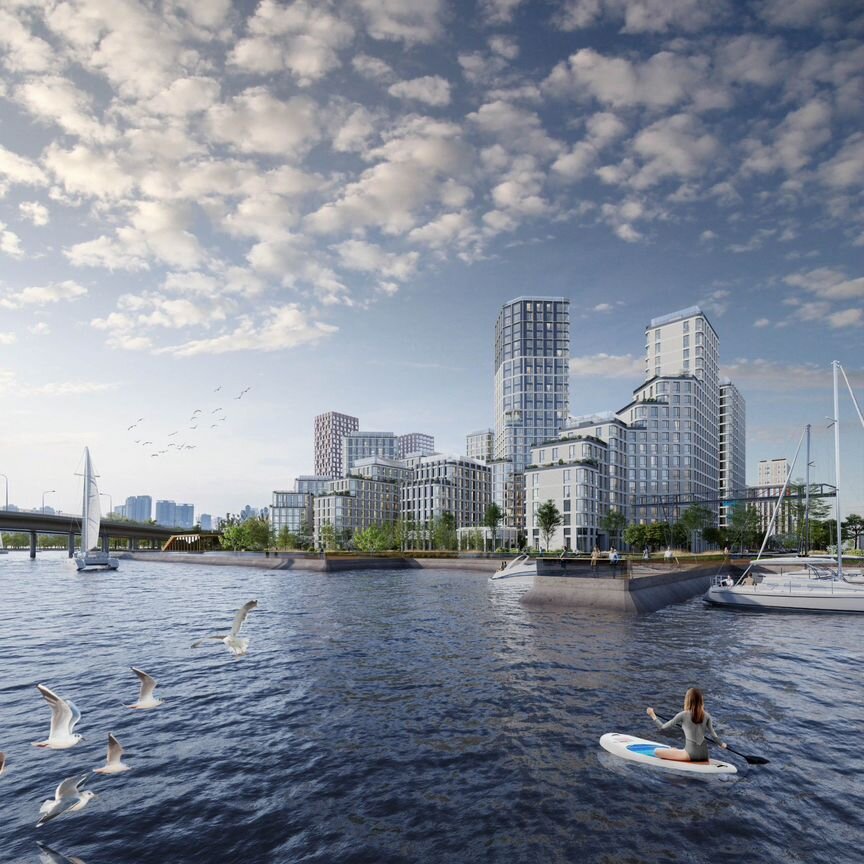 2-к. квартира, 72,7 м², 4/27 эт.