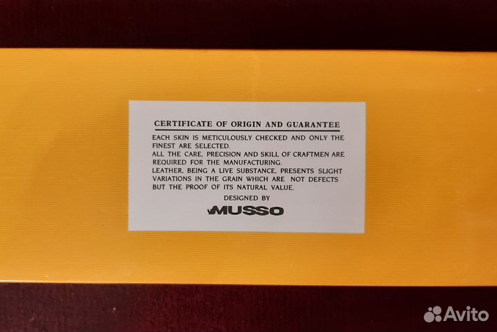 Мужской кожаный ремень musso