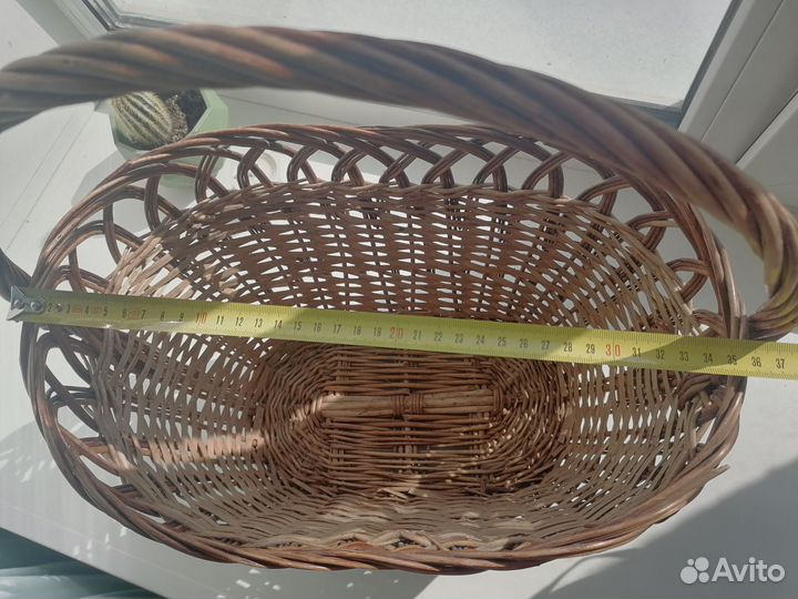 Корзина плетеная большая