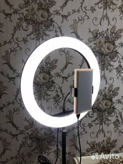 Новая кольцевая лампа 26см + штатив фото видеосвет