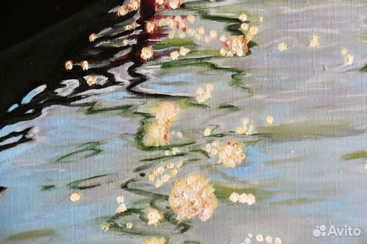 Картина «Венецианский закат» 50*60 см. Холст/масло