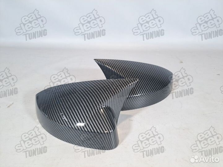 Накладки на зеркала Audi A3 2013-2020 RS3 карбон