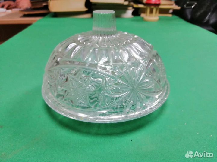 Масленка стекло СССР