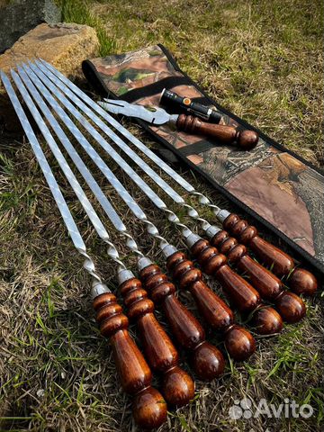 Подарочный набор шампуров в чехле