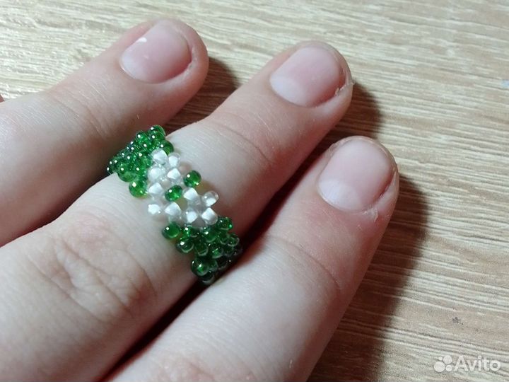 Кольцо с сердцем