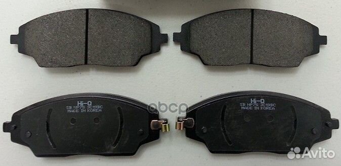 Колодки тормозные передние SP1481 Sangsin brake