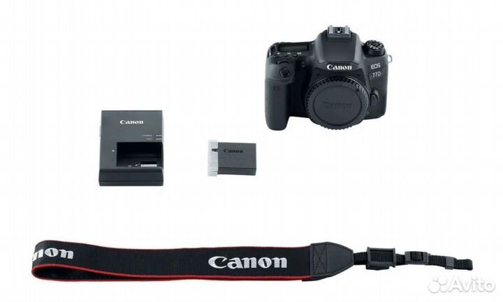 Зеркальный фотоаппарат canon 77d