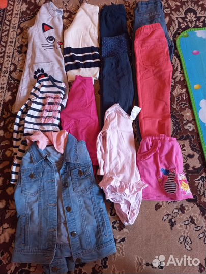 Вещи пакетом на девочку 110
