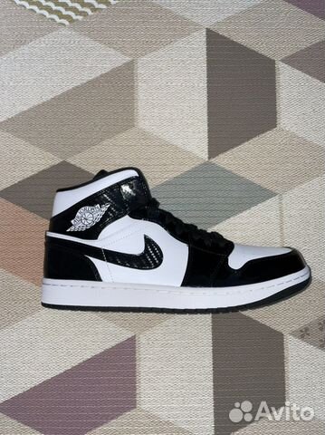 Кроссовки nike air jordan 1 mid Carbon Оригинал купить в Москве ...