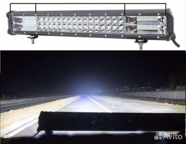 Светодиодная фара балка LED 100 см