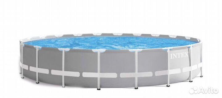 Каркасный бассейн intex новый круглый