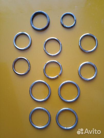 Кольца металлические