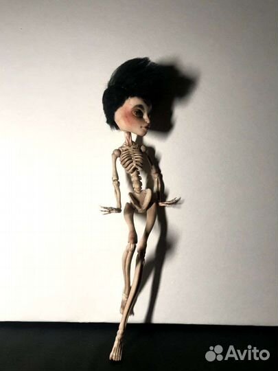 Скелита, кукла монстер хай ооак monster high ooak