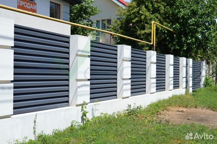 Заборы из жалюзи