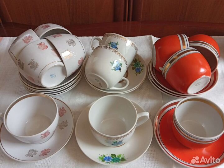 Чайные пары Южноуральск, Коростень, винтаж