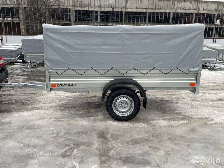 Прицеп легковой, самосвал 2,6х1,3 с выс. тентом