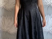 Вечернее платье,чёрное,46 размера