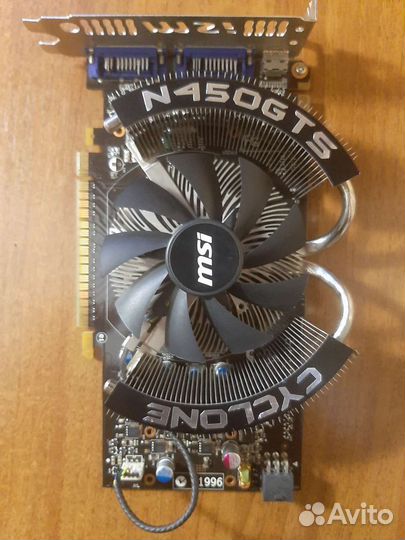 Видеокарта msi N450GTS cyclone