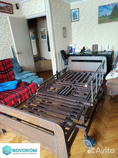 Медицинская кровать с туалетным устройством