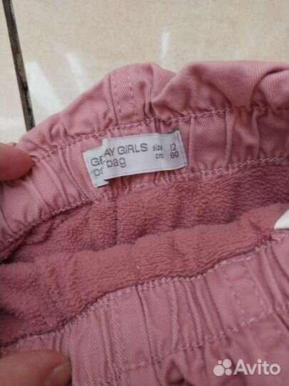 Штаны на девочку 80-86