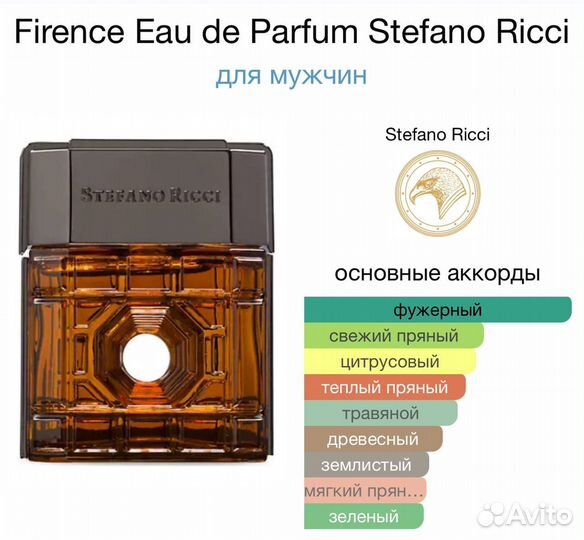 Парфюм Firence Eau de Parfum Stefano Ricci оригина