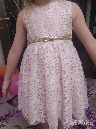 Детское нарядное платье 116