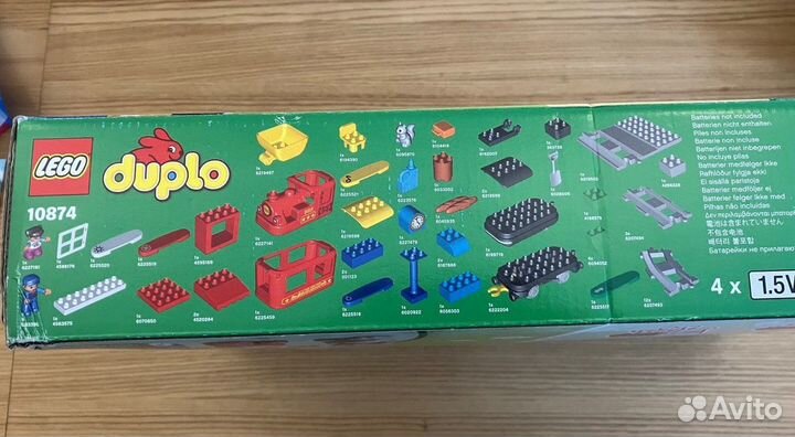 Конструктор lego duplo Town Поезд на паровой тяге