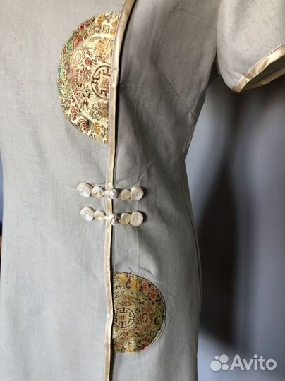 Платье-ципао летнее