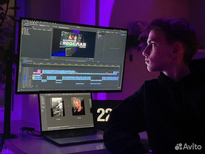 Видеомонтаж Подкаст/Realls/YouTube