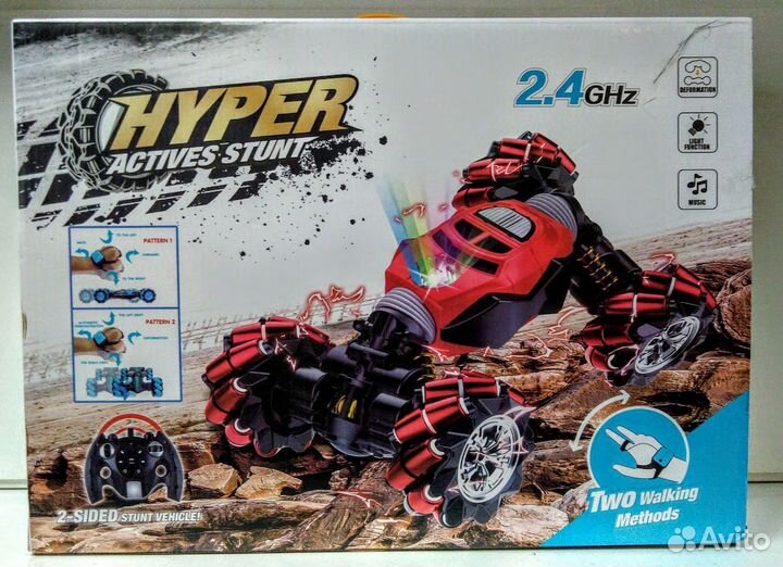 Машинка перевертыш Hyper с управлением жестами