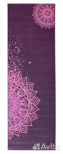 Коврик для йоги Leela Mandala Two tone баклажан 6