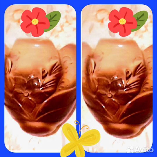 Горшок керамический настенный 2 шт