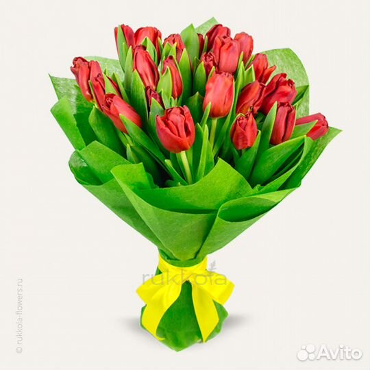 Цветы букет тюльпанов