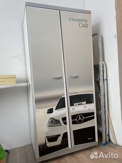 Кровать машина+шкаф Futuka