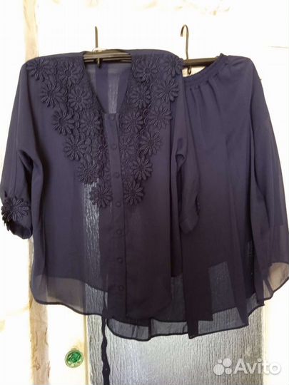 Костюм -блузка и юбка