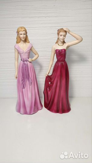 Фарфоровая статуэтка Дама