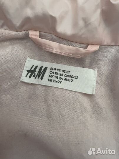 Куртка для девочки hm 92