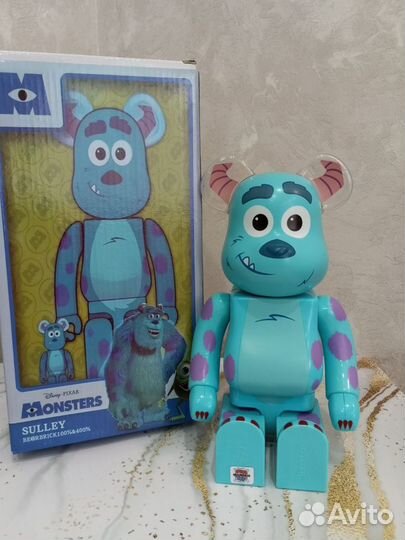 Мишка bearbrick 20cm, Monsters sulley