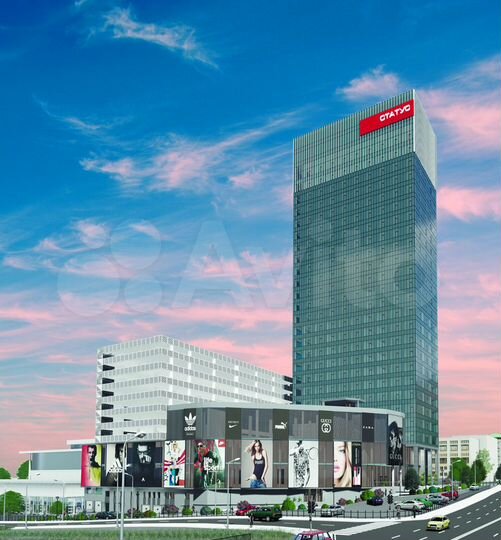 2-к. апартаменты, 55,9 м², 7/30 эт.