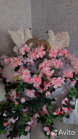 Свадебная композиция на президиум молодых