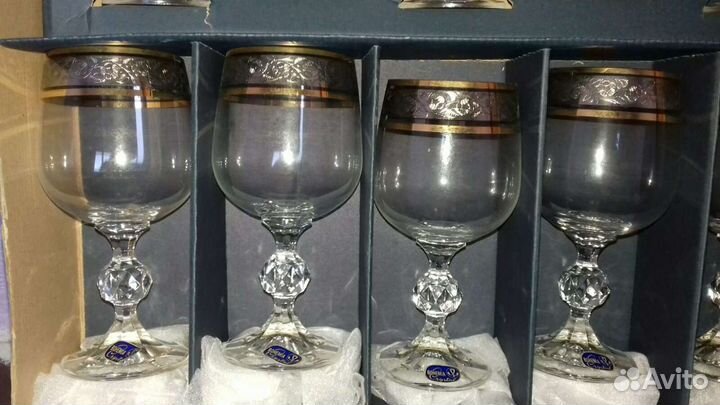 Набор бокалов Bohemia Claudia 18 шт