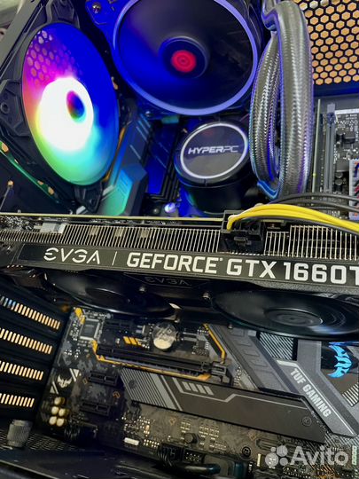 Игровой пк intel Core i5 9600K/GTX 1660Ti 6Gb