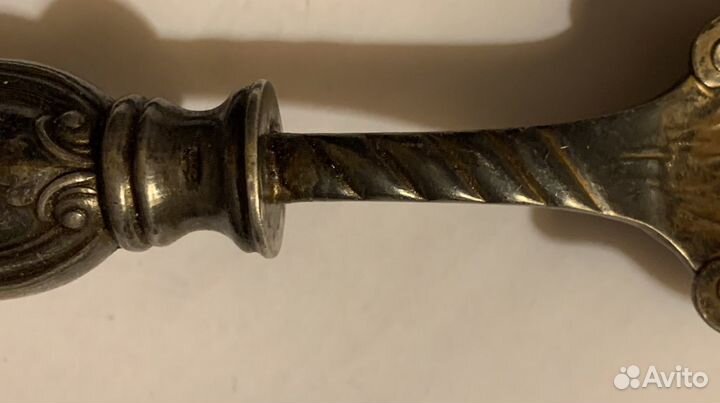 Ложка сервировочная, глубокое серебрение