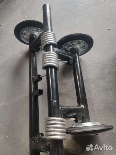 Каток тележка для мотобуксировщика